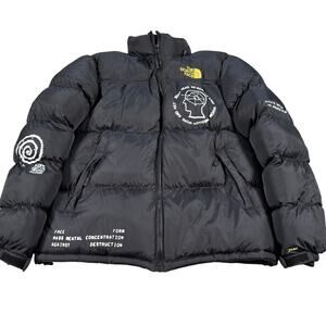 The North Face x Brain Dead Nuptse 700 Down Puffer Jacket Black Men's 2XL